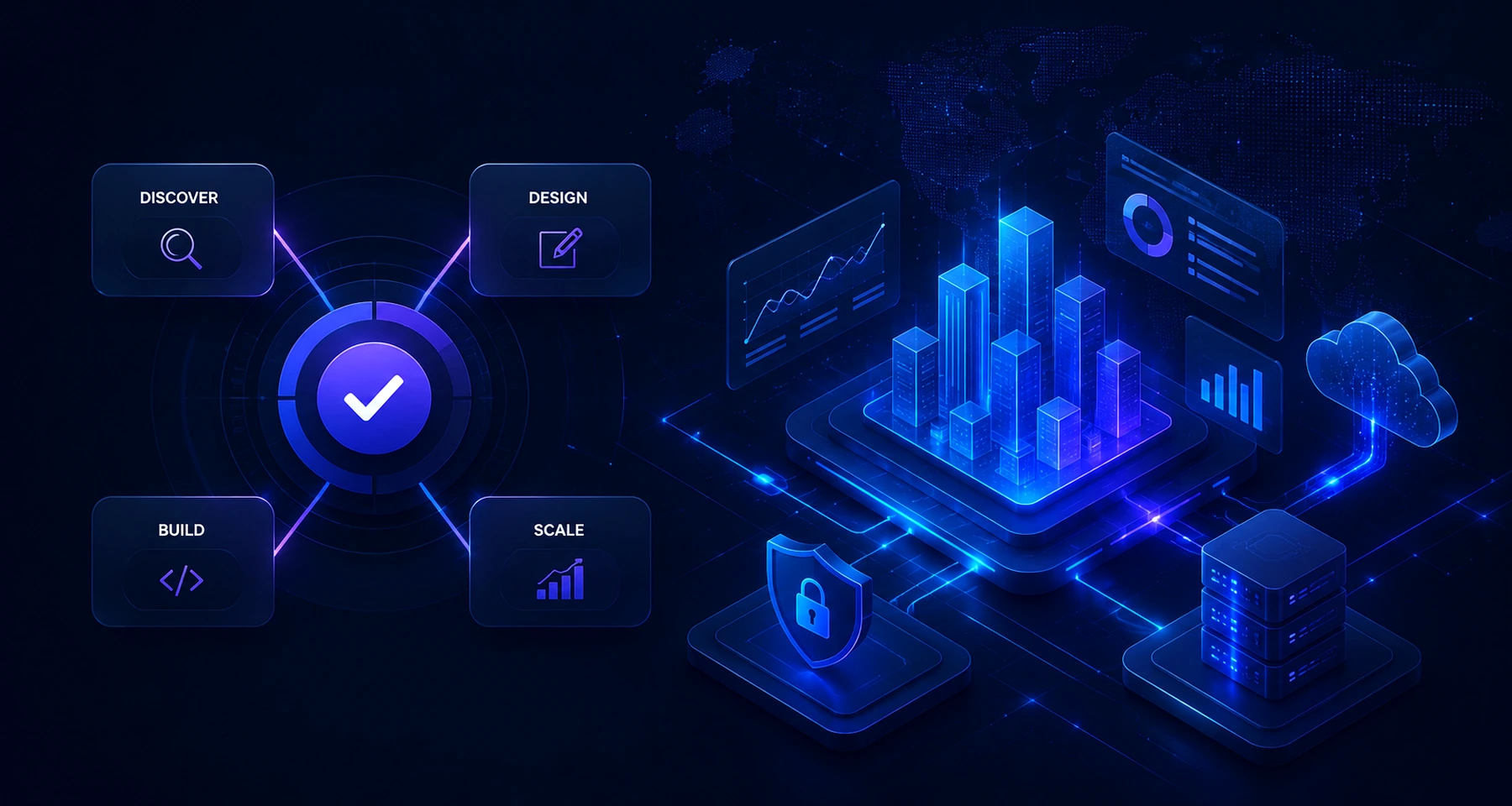 Discover, design, build and scale engineering delivery model with secure cloud and analytics platform