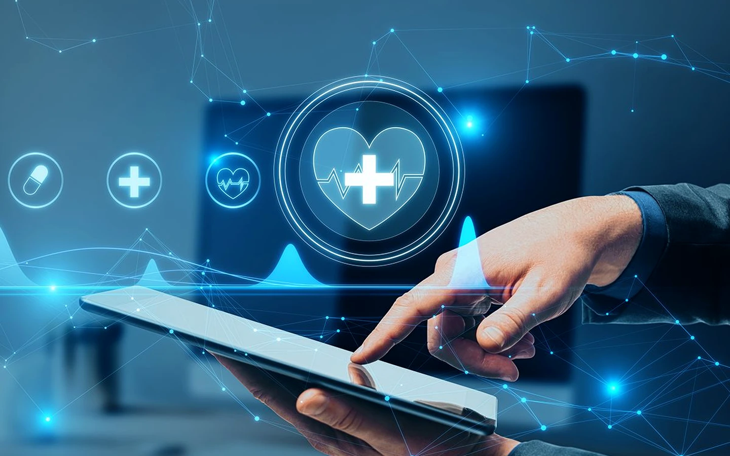 Connected digital healthcare and hospital management system
